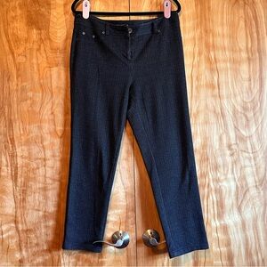 Style&Co. Grey & Black Herringbone Pants